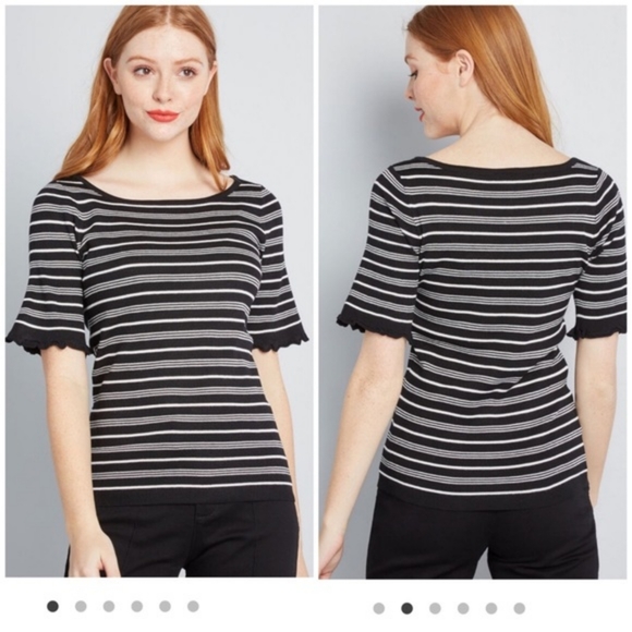 MODCLOTH | and some ruffle knit top - Picture 1 of 8